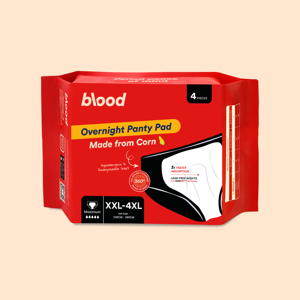 360° All-day Protection Panty Pads