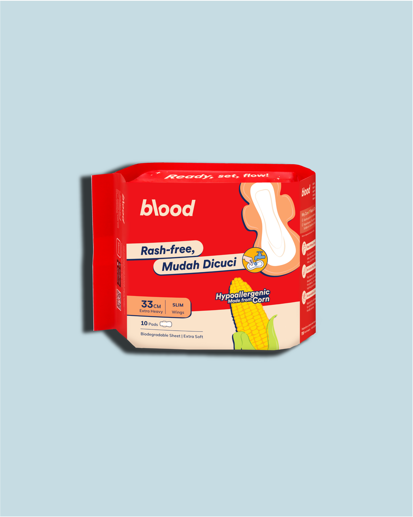 Blood Corn Pad Mudah Dicuci