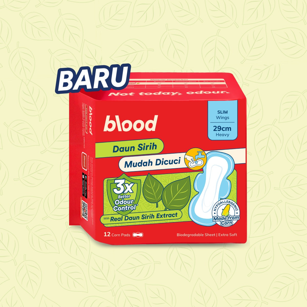Daun Sirih Mudah Dicuci Corn Pad