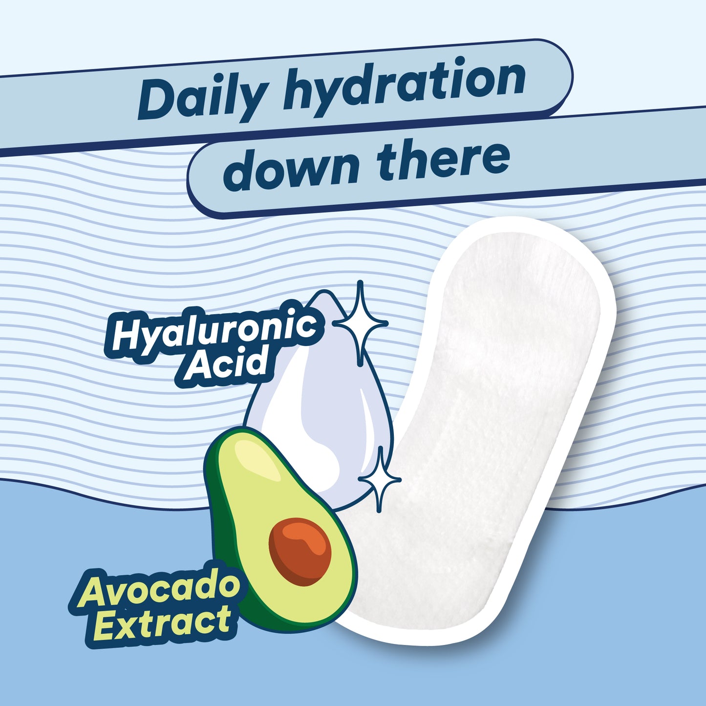 [NEW] Hydrating Longer Liner (18cm) - Hyaluronic Acid & Avocado Extract